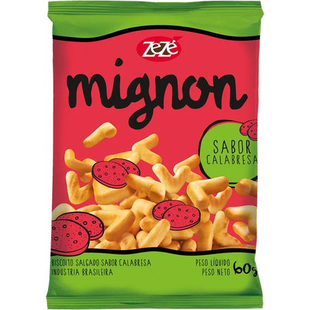 BISCOITO MIGNON ZEZÉ CALABRESA PACOTE 60G