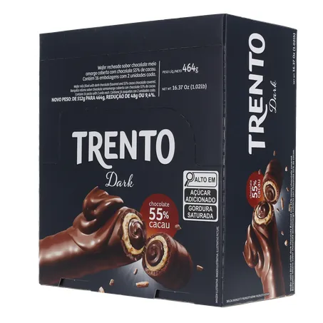 BISC.WAFER TRENTO 29G DARK CX 16.0 360-4