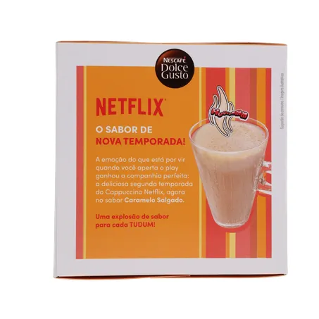 CAFÉ CÁPSULA DOLCE GUSTO CAPPUCCINO NETFLIX C/10 360-3