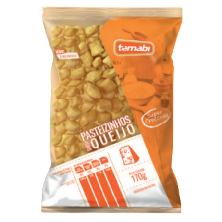 Salgadinho temabi 170g pasteizinhos queijo
