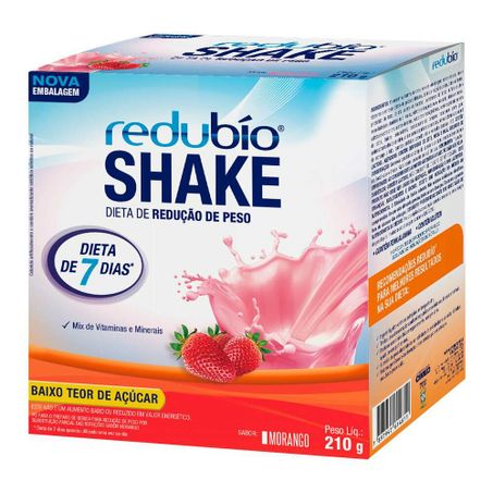 Shake Redubio 210g Cx Morango