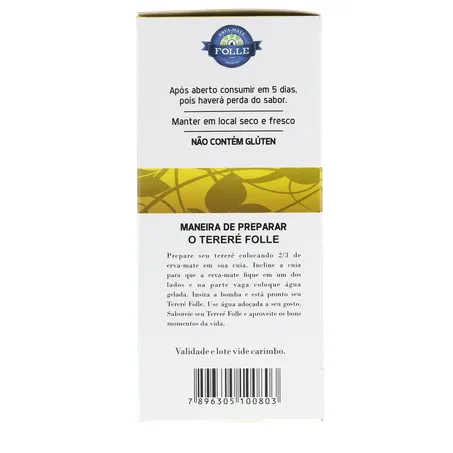 erva mate para tererê folle guarany abacaxi caixa 500g 360-27
