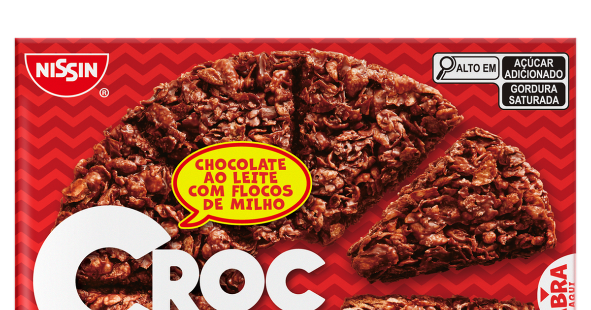 Chocolate ao Leite Nissin Croc Choco 44G