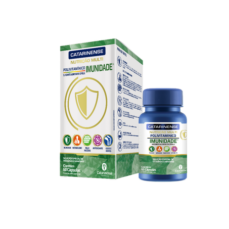 Vitamina polivitamínico imunidade catarinense 60cp