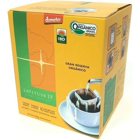 CAFE LAT 13 DRIPCOFFEE ORGANICO 100G