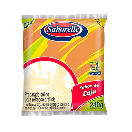 REFRESCO SABORELLE 240G CAJU