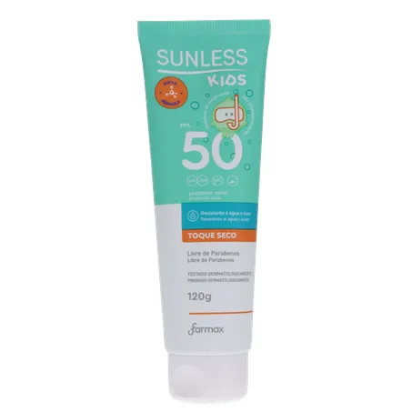 Protetor solar sunless kids fps50 120ml 360-0