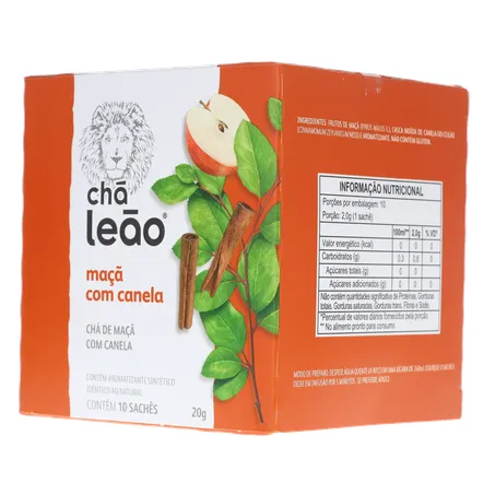 Chá Leão Maça e Canela C/10 Sachês 360-4