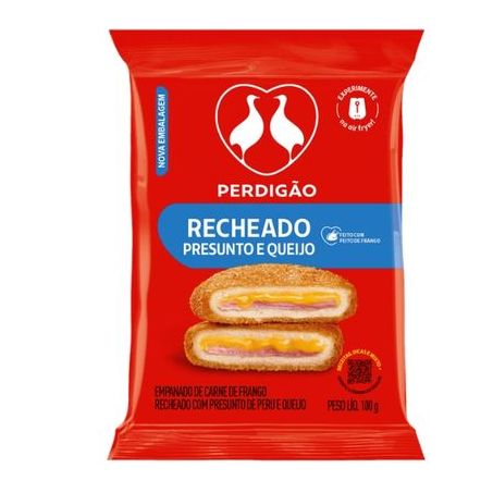 Steak de Frango Perdigão Recheado Presunto e Queijo 100g