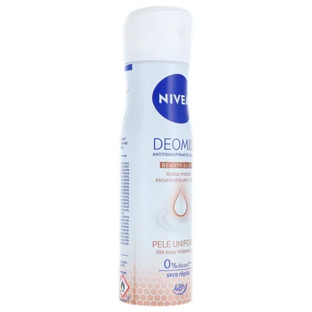 Desodorante aerosol nivea feminino deomilk beauty elixir 150ml 360-32