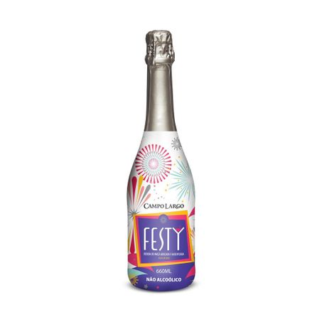 Espumante Campo Largo 660ml Festy Sem Alcool