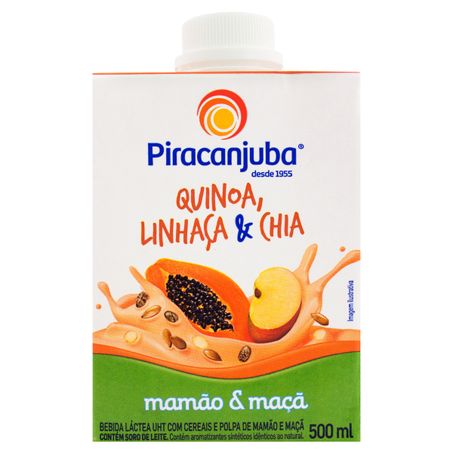 BEBIDA LÁCTEA UHT MAMÃO E MAÇÃ PIRACANJUBA