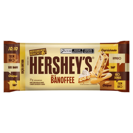 Chocolate Hersheys 77g - Banoffee - Chocolate Branco