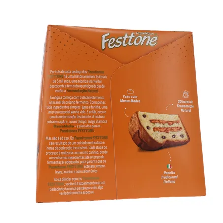 Panettone Festtone Trufado Doce De Leite 400G 360-8