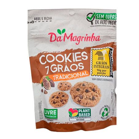 Biscoito Da Magrinha Cookies 7Grãos Tradicional 150G