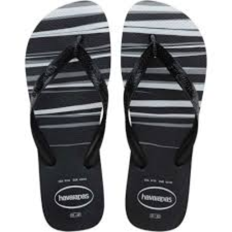 Sandalia havaianas top basic preto/branco 37/38