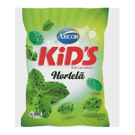 Balas Arcor Kids Hortelã 100g