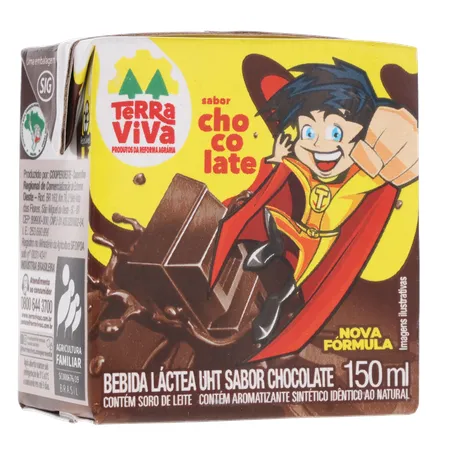Bebida lactea terrinha uht sabor chocolate 150ml 360-34