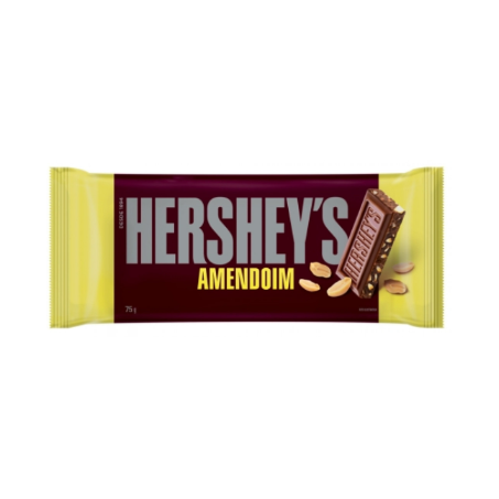 #barra chocolate hersheys 75g amendoim