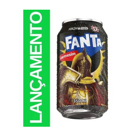 REFRIGERANTE FANTA XBOX CARMESIM 350ML*