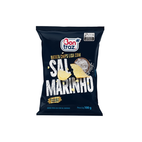 Batata Bontraz Lisa Sal Marinho Pacote 100g 