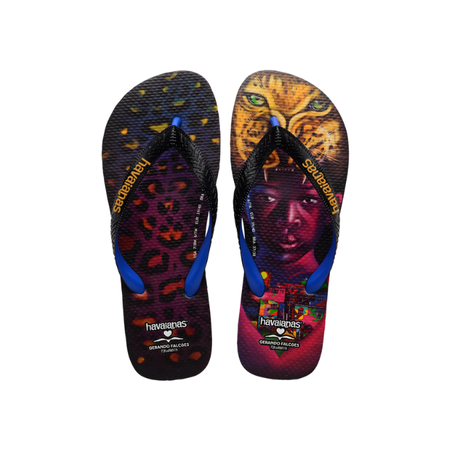 CHINELO HAVAIANAS GERANDO FALCÕES PRETO 41/42