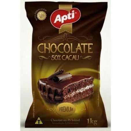 Chocolate em po apti 50 cacau 1kg