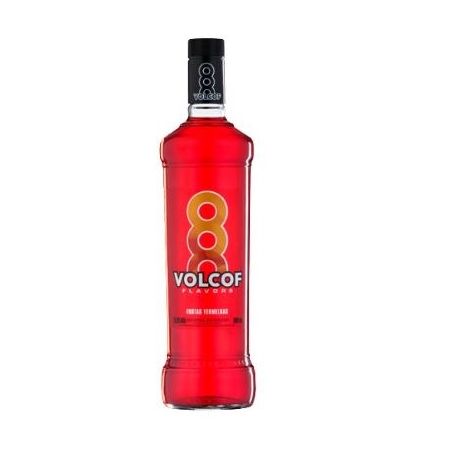 Vodka cocktail frutas vermelhas volcof 900ml