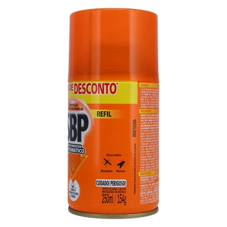 INSETICIDA SPB AUTOMÁTICO REFIL ORIGINAL 250ML 20% DESCONTO 360-6
