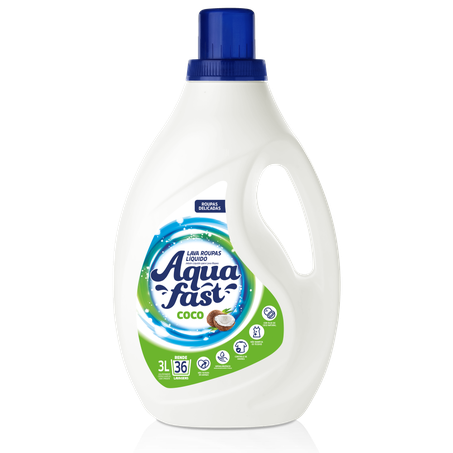 Lava roupa aquafast coco 3l