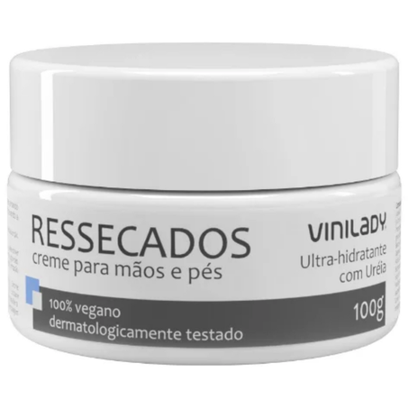 Creme hidrat vini lady maos e pes ressecados 50g
