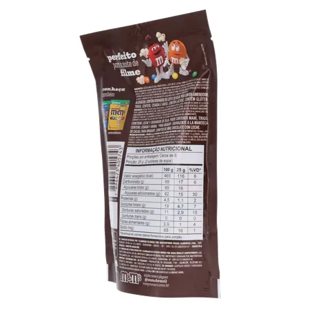 CHOC.M&MS 148G AO LEITE POUCH 360-22