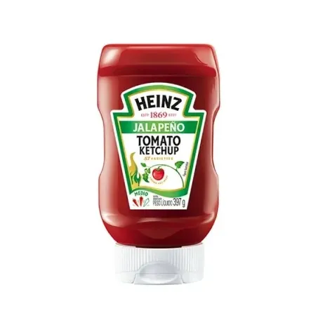 Ketchup Heinz Jalapeño Bisnaga 397g 
 