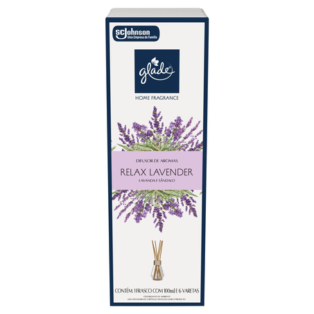 Difusor Glade 100ml - Relax - Lavanda e Sândalo