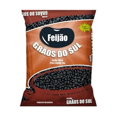 FEIJAO PRETO GRAOS DO SUL 1KG