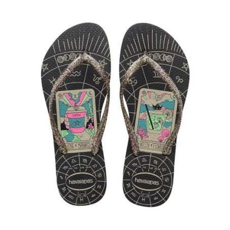 SAND HAVAIANAS SLIM MYSTHIC FC PRETO 37/38