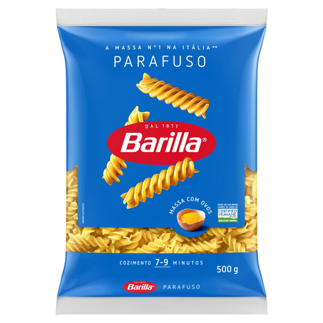 Massa com Ovos Barilla 500g - Parafuso