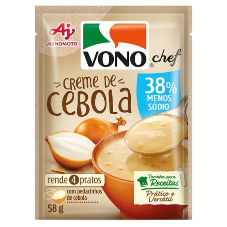Creme cebola vono menos sodio 58 gr