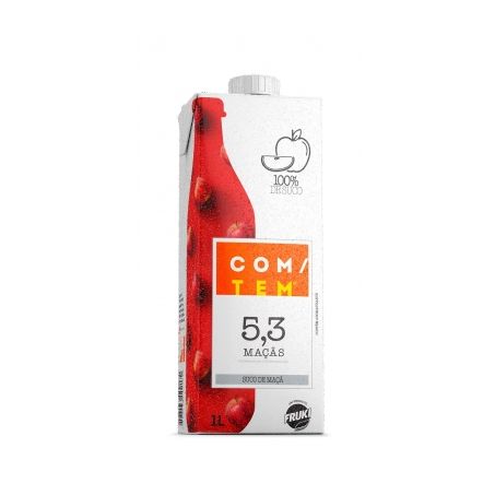 SUCO COMTEM 1L MAÇÃ CART