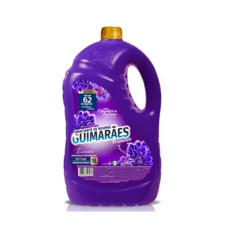 Amaciante de roupa guimarães encanto premium galão 5l