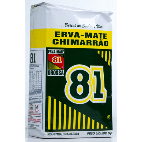Erva Mate 81 1kg Grossa