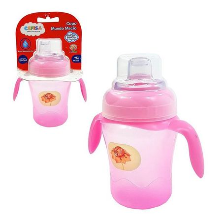 Copo Cefisa 240ml Com Alca Mundo Macio
