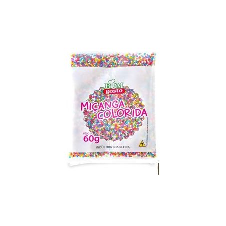 Confeitos granulado bom gosto 60g colorido