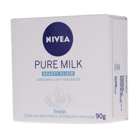Sabonete nivea hidratante pure milk fresh caixa 90g 360-21