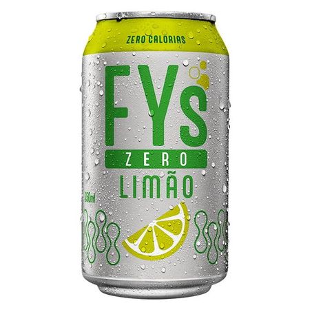 Fys Refrigerante Limão 350Ml Zero Açúcar Lata
