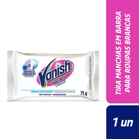 SABÃO EM BARRA BRANQUEADOR VANISH WHITE