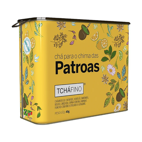 CHA TCHAFINO LATA 40G MISTO DAS PATROAS