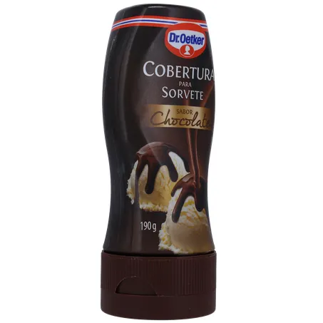 Cobertura P/Sorvete Dr Oetker Chocolate 190gr 360-32