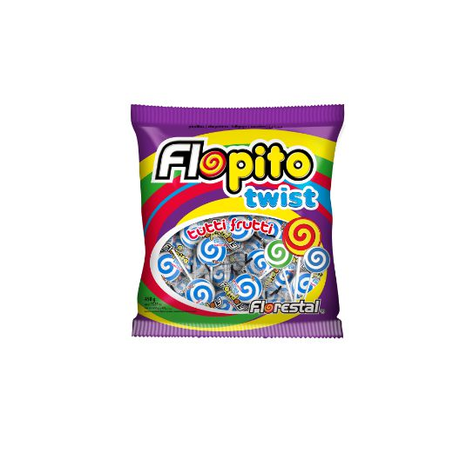 PIRULITO FLOPITO TWIST BCO AZUL 450G