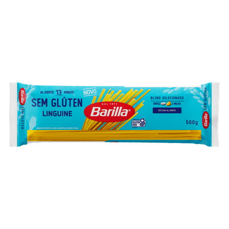 Macarrão de Arroz e Milho Linguine Barilla Pacote 500g